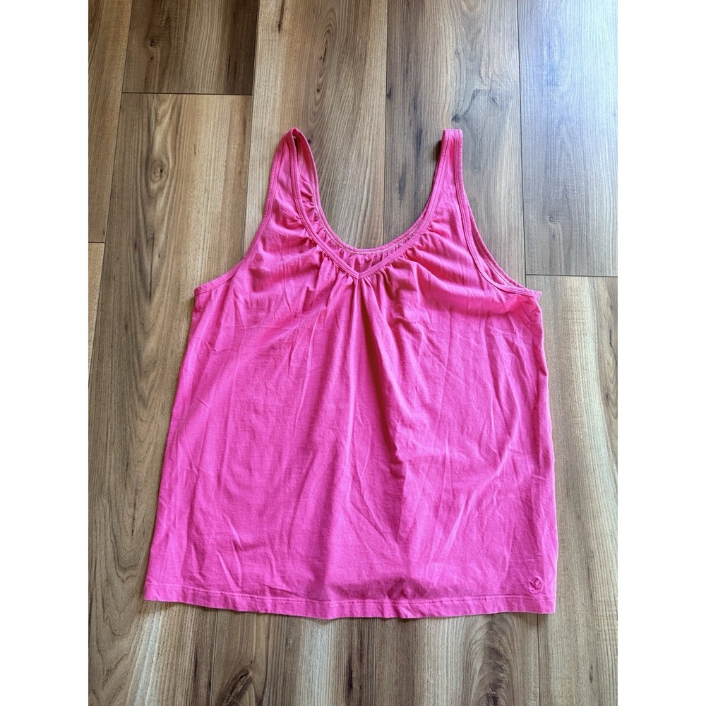 Aerie Tank Top Barbie Pink Women's XL Loose Fit Cotton Casual Gym‎